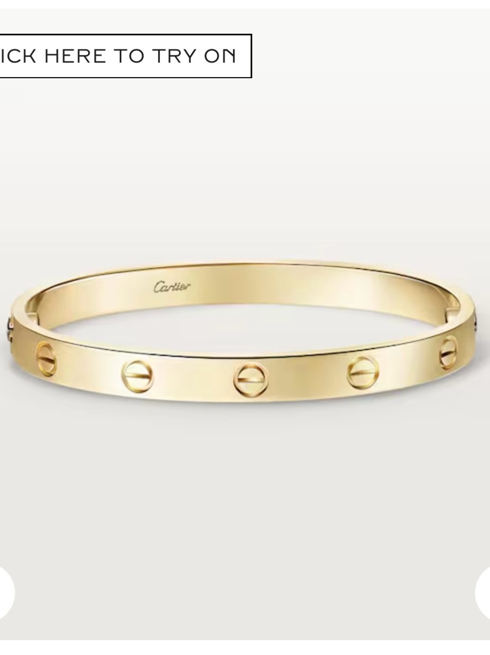 Cartier Love Bracelet, Classic Yellow Gold